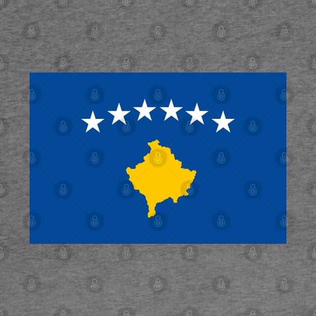 Flag of Kosovo by COUNTRY FLAGS